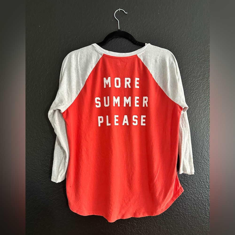 More Summer Please Baseball Tee